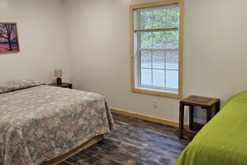 Cabin #3 - Bedroom #2 with Queen Bed and Double Bed