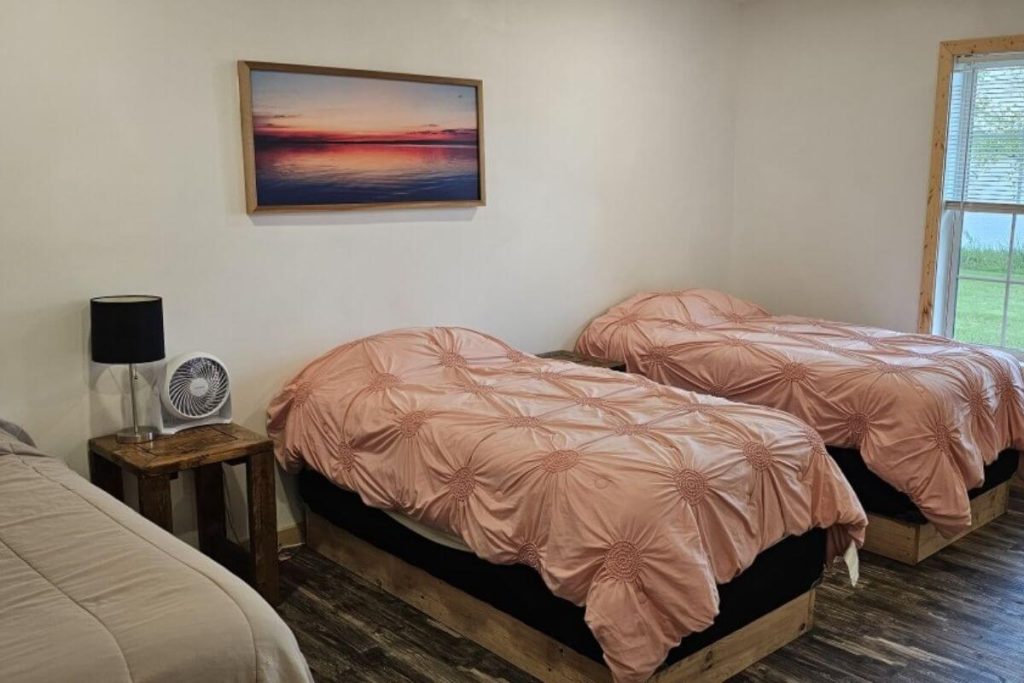 Cabin #2 - Bedroom #3 with 3 Single Beds