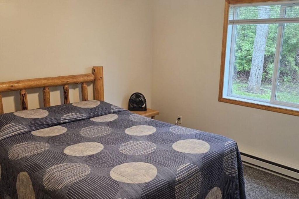 Cabin #15 - Bedroom #1 with Queen Bed