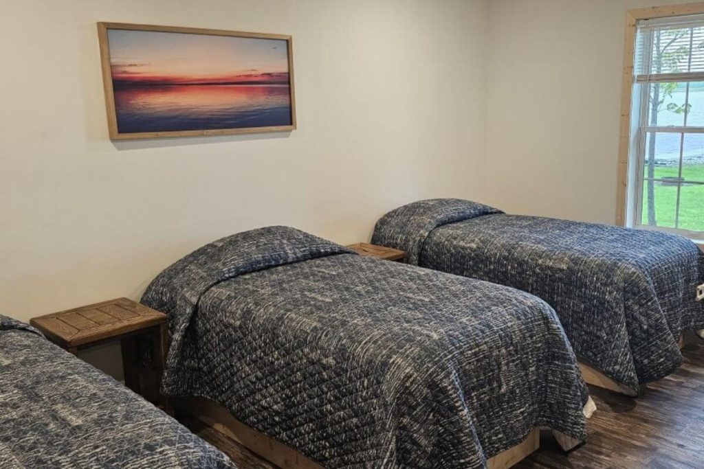 Cabin #6 - Bedroom #3 with 3 Single Beds