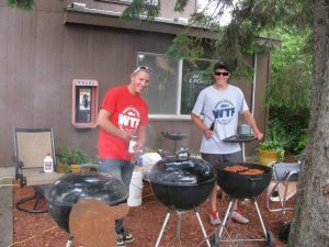 Nick and Ben Cooking Up a Storm at Allen's Bay Lodge & Grill