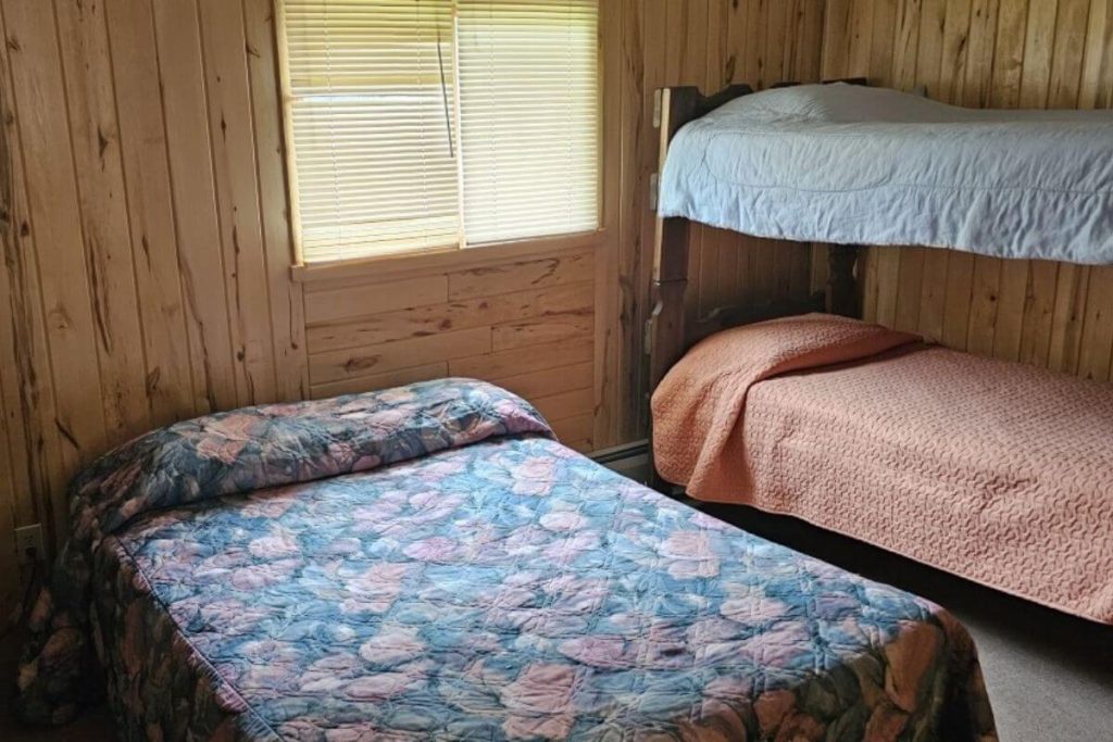 Cabin #11 - Bedroom #4 with Double Bed and Bunk Bed