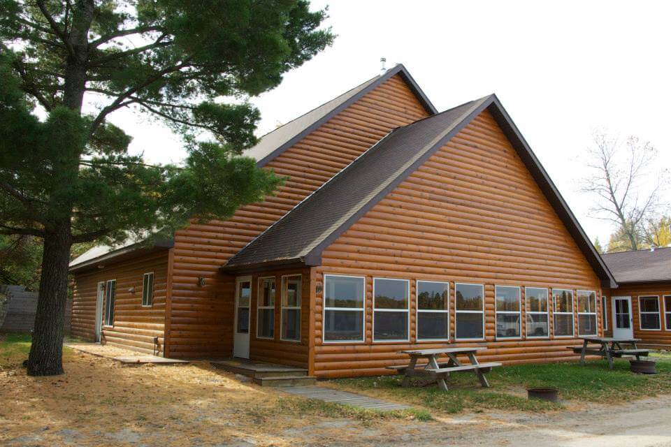 Beautiful Log Cabins with Lake Views at Sunset Cove Resort on Cass Lake