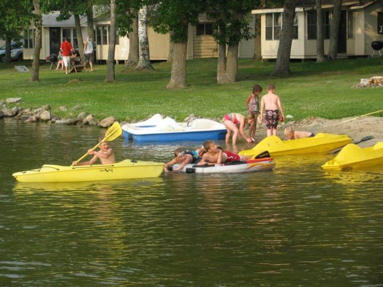 Resort Guests Enjoy Kayaks and Paddle Board Rentals