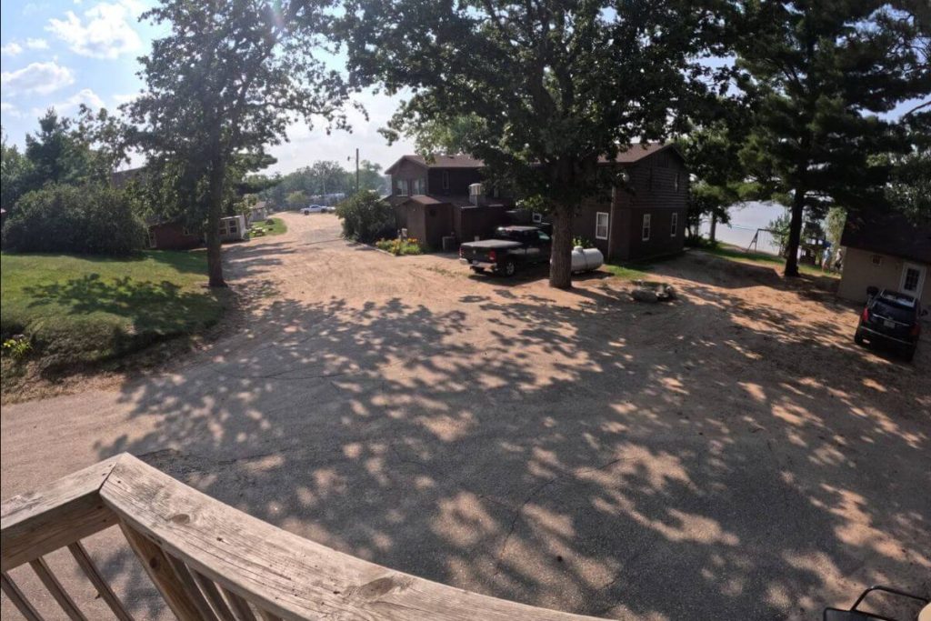 Cabin #11 - View of Allen's Bay Lodge and Cass Lake from Deck