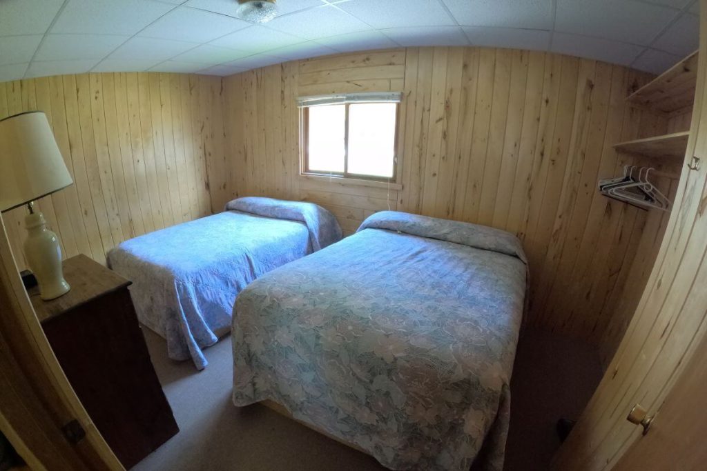 Cabin #14 - Bedroom #2 with Two Double Beds