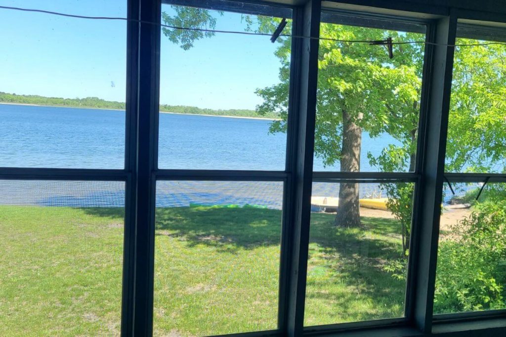Cottage #17 - 3-Season Porch with Cass Lake Views