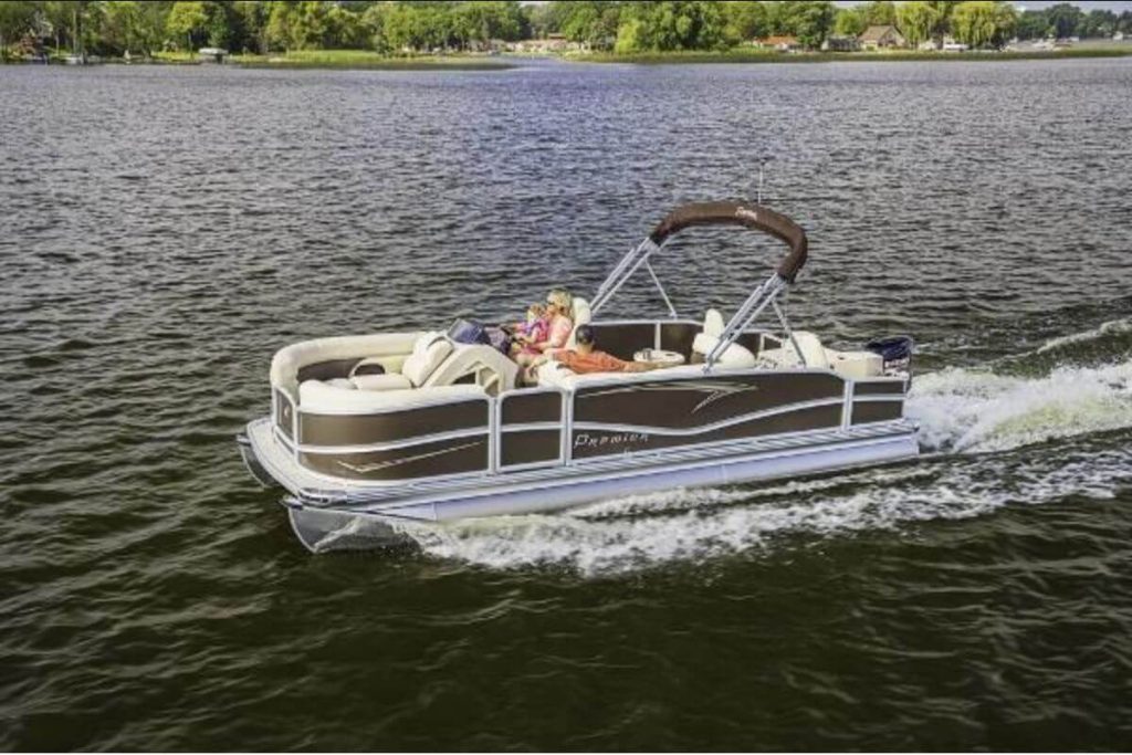2019 Premier Gemini 220 22' Pontoon Rental with Suzuki 90HP 4-Stroke Motor